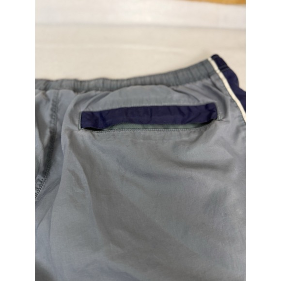 Vintage Nike Track Pants Men's Large Grey Navy Blue Stripe Y2K - Picture 11 of 11